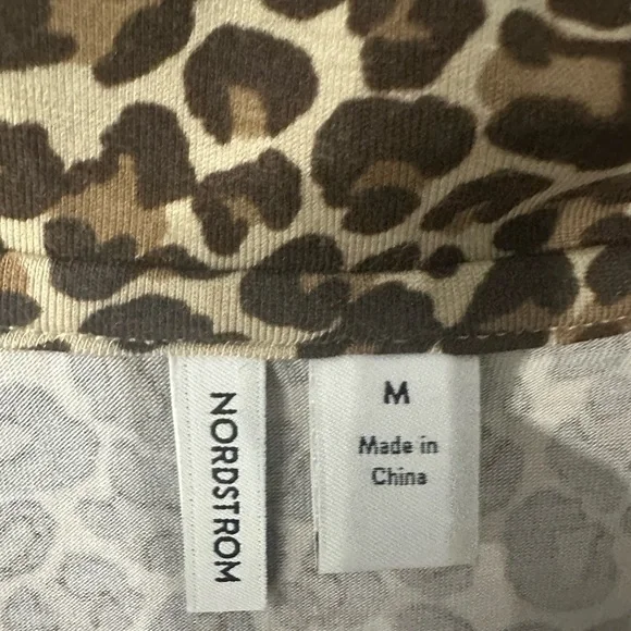 Nordstrom Short Pajamas, leopard spots - Picture 3 of 3